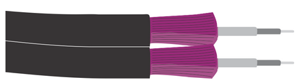 Zipcord fiber-optic patch cable
