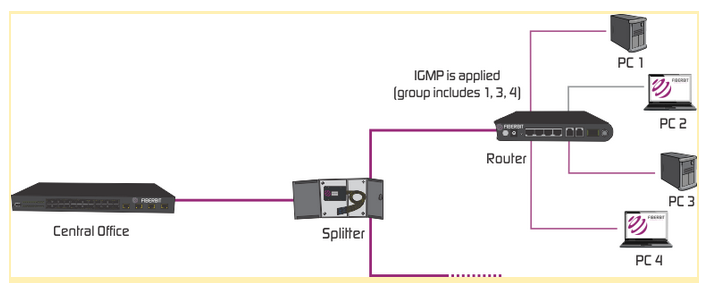 IGMP application diagram