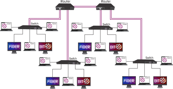 Parallel backbone network